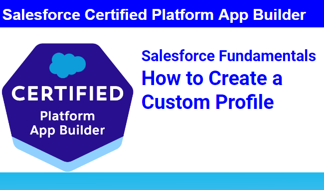 Salesforce – How to Create a Custom Profile